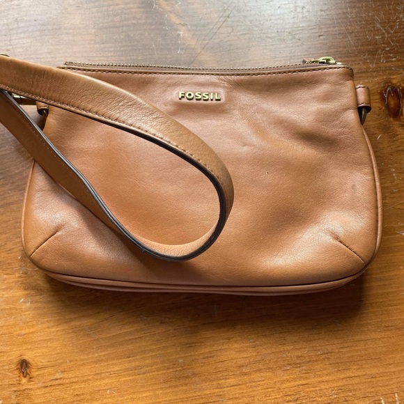 Soft leather double wristlet - Picture 2 of 2